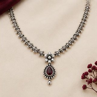 silver Necklace